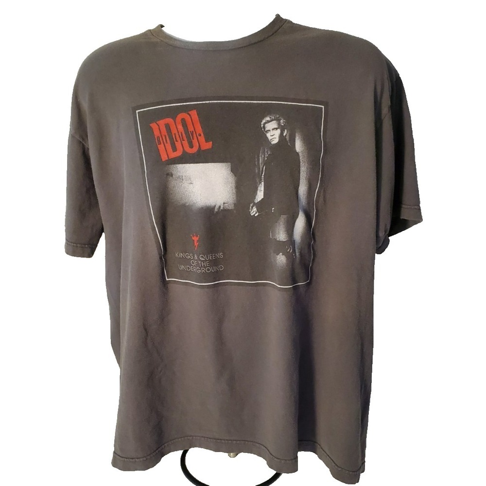 Vintag Billy Idol Concert T-Shirt Kings And Queens Of The Underground Size XXL